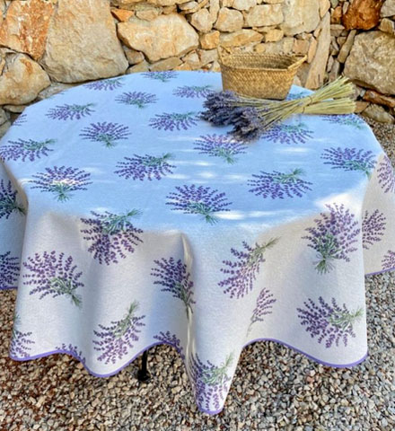 Jacquard tablecloth Coated (Begude. raw) - Click Image to Close